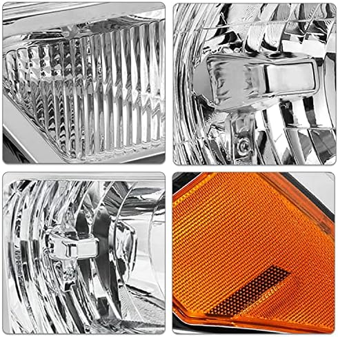 SOCKIR Fényszóró Szerelvény Kompatibilis a 2009-2014-es Ford F150 OE Stílus Fényszóró Csere Igaz Utas Oldalon (Chrome-Ház