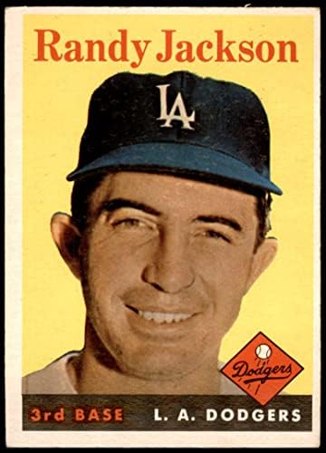1958 Topps 301 Randy Jackson Los Angeles Dodgers (Baseball Kártya) VG/EX Dodgers