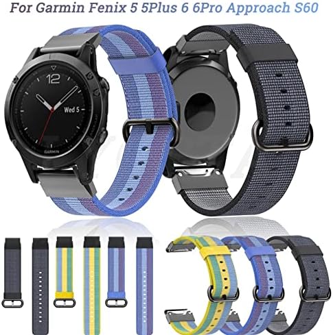SDUTIO 22mm Nylon Watchband A Garmin Fenix 6 6X Pro Csuklópánt Heveder Fenix 5 5Plus 935 S60 Quatix5 gyorskioldó Smartwatch