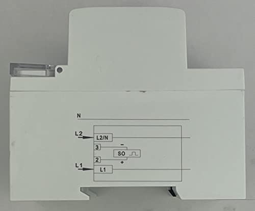 DAE DDM730 120/240V kWh Méter, 100 Amp, 1P3W (2 forró drótot, 1 semleges), Belső CT, 60 Hz, Át