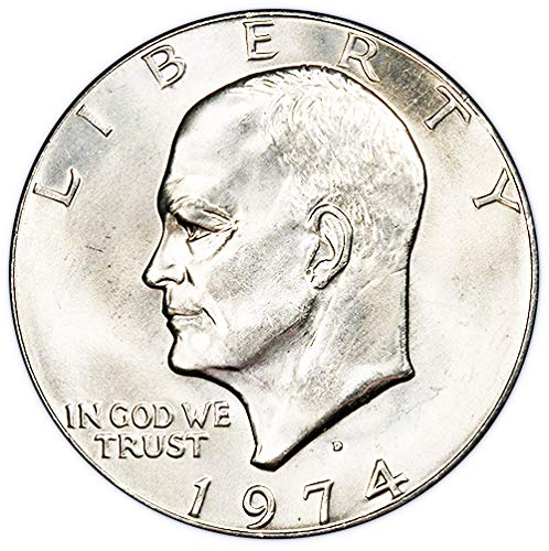 1974 D BU Eisenhower Dollár Választás Uncirculated MINKET Menta