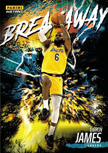 2022-23 Panini Azonnali Szakadár B17 LeBron James Kosárlabda Kártya Lakers