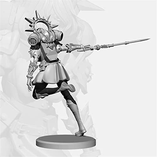 1/24 Gyanta Karakter Katona Modell Ősi Fantasy Női Harcos Gyanta Mini Kit (Darabokban, majd Festetlen) //Fm7-75