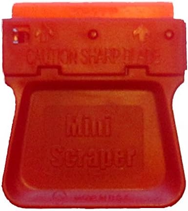MINISCRAPER Mini Borotva Penge Kaparó Két Műanyag Pengék (2 Csomag) Kaparó USA-ban Készült