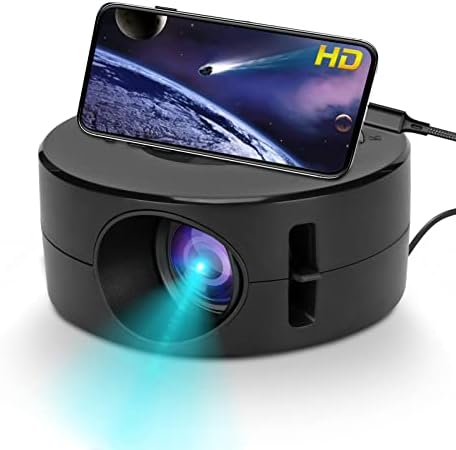 Mini Video Projektor, Hordozható LED Projektor Telefon Ugyanazon a Képernyőn a Smartphone Tabletta, házimozi Film Projektor