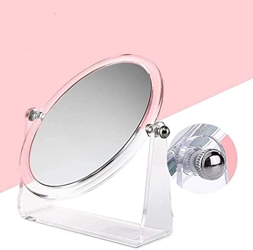 SoGuDio Kis Tükör Smink Hiúság Tükör,Asztali Kétoldalas Szépség Tükör, 3X Nagyítású, Kozmetikai Tükör, 360° Forgatható Tükör,