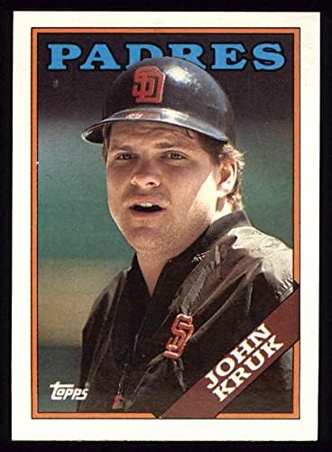 1988 Topps 596 John Kruk San Diego Padres (Baseball Kártya) NM/MT Padres