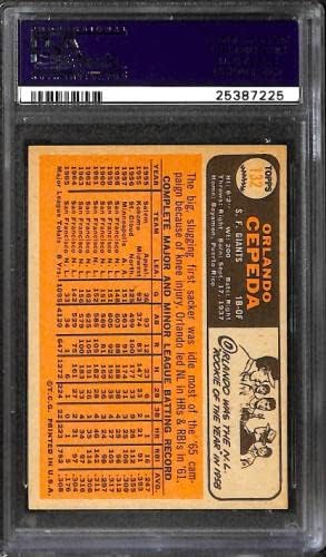 1966 Topps 132 Orlando Cepeda Psa 8 25387225 - Asztalon Baseball Kártyák