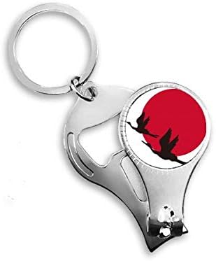 Japán Vörös, Fekete Repülő Ludak Köröm Zimankó Gyűrű Kulcstartó Sörnyitó Clipper