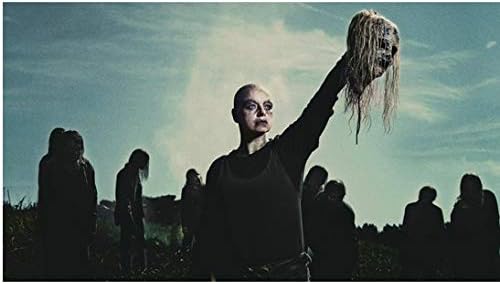 Walking Dead, Samantha Morton, mint az Alpha holding zombi arca előttünk a zombik 8 x 10 Inch-Fotó