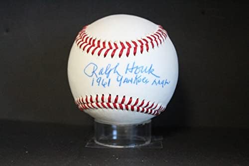 Ralph Houk Aláírt (1961 Yankee Mang) Baseball Autogramot Auto PSA/DNS AM48644 - Dedikált Baseball