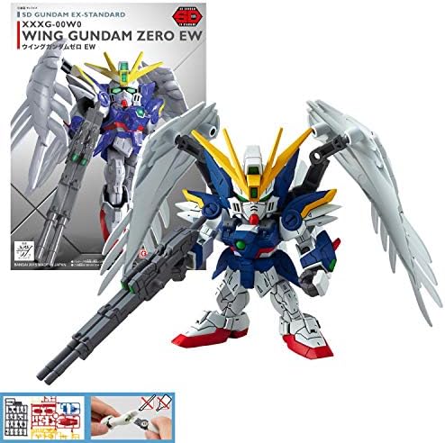 Bandai Gunpla Modell Kit - Gundam - SD Gundam EX-Standard 004 Gundam Wing Nulla (FÚJ) - Beépített Robot - MK57600/5057600