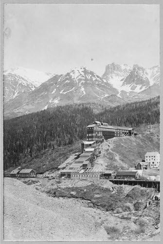HistoricalFindings Fotó: Bonanza rézbánya,Alaszka,AK,Hegyek,Réz Bányászati,1900-1920