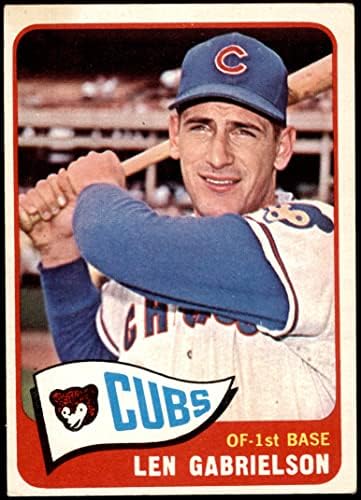 1965 Topps 14 Len Gabrielson Chicago Cubs (Baseball Kártya) VG Cubs