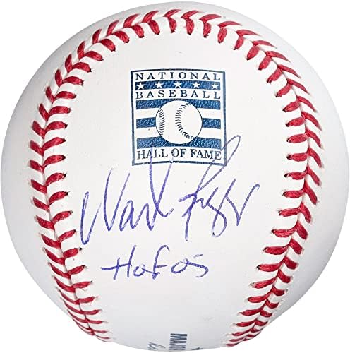 Wade Boggs Boston Red Sox Dedikált HOF Logó Baseball - Dedikált Baseball