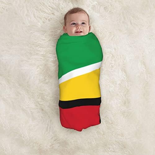 Zászló Guyana Baba Takaró Fogadó Takarót a Csecsemő, Újszülött Pelenkát Fedezze Pakolás