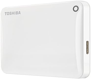 Toshiba Canvio Csatlakoztassa II 500GB Hordozható Külső Merevlemez 2.5 Inch USB 3.0 - Fehér - HDTC805EW3AA