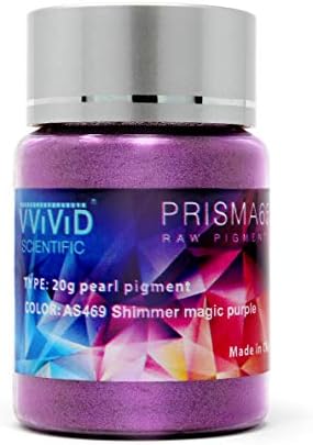VViViD Prisma65 Nyers Pigment Csillámos Lila Mágia Fém Gyöngy, Por, 20 Gramm Jar