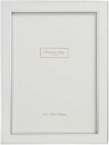 Addison Ross, Modern Képkeret, 4x6, Fehér Zománc, 4 x 6 Hüvelyk