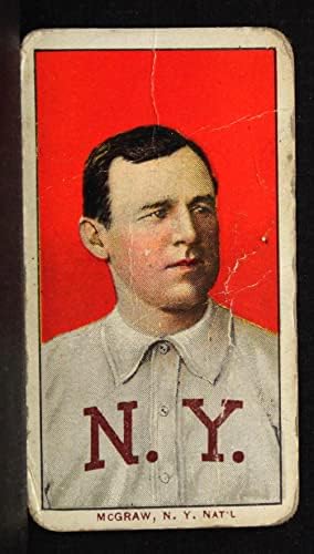 1909 T206 xCAP John McGraw New York Giants (Baseball Kártya) (Portré & Nem Kap) SZEGÉNY Óriások