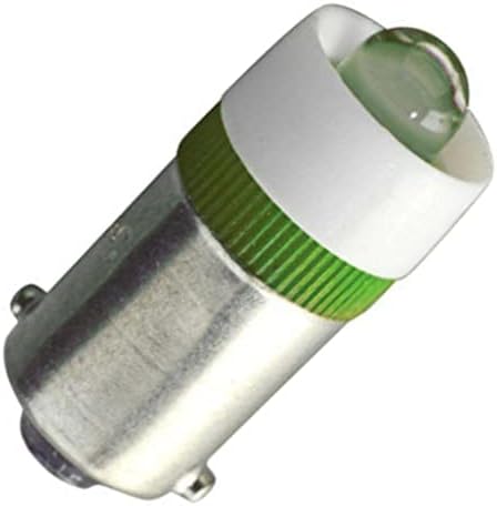 Eiko - LED-24-BA9S-G - Zöld Miniatűr Bajonett Bázis LED Izzó (Helyettesíti 24MB, 28MB, 313, 757, 1818, 1819, 1820, 1829,