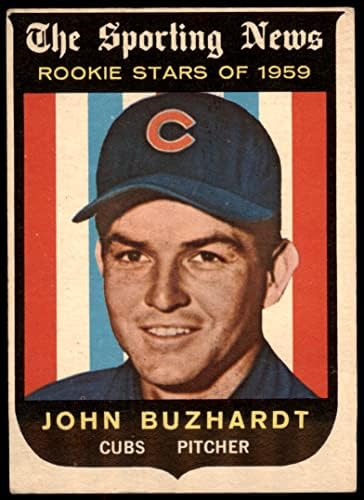 1959 Topps 118 John Buzhardt Chicago Cubs (Baseball Kártya) JÓ Cubs