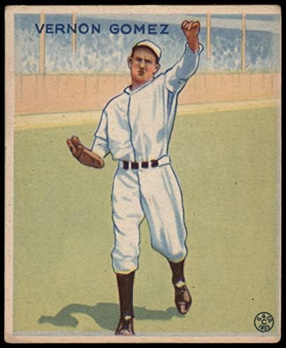 1933 Goudey Rendszeres (Baseball) kártya216 vernon gomez, a New York Yankees Jó Minőségű