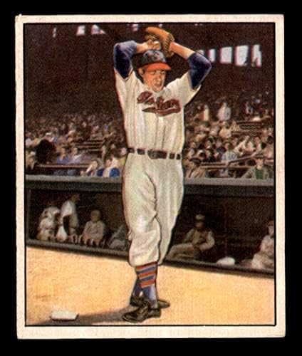 1950 Bowman 6 Bob Feller Cleveland indians (Baseball Kártya) VG/EX Indiánok