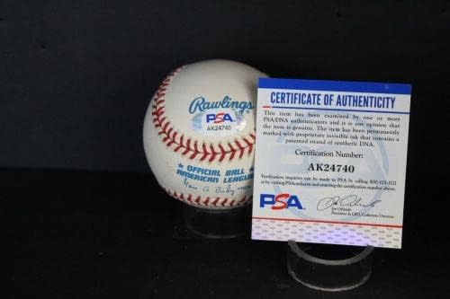 Greg Csalán Aláírt Baseball Autogramot Auto PSA/DNS AK24740 - Dedikált Baseball