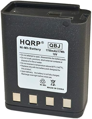 HQRP 1700mAh Ni-MH Akkumulátor Dolgozik a Motorola NTN4824/A MT1000 / P200 / P210 Két Rádió Csere