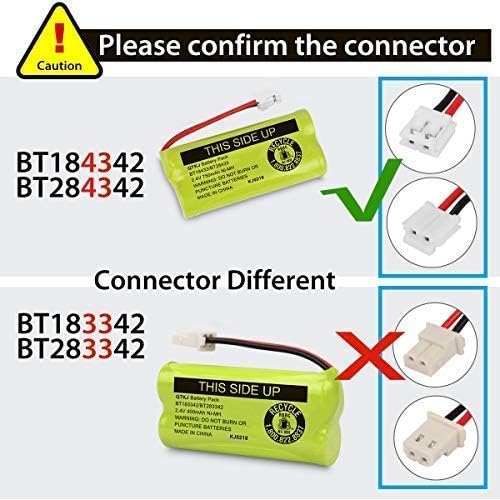 QTKJ BT184342 BT284342 BT18433 BT28433 BT-1011 BT-8300 Vezeték nélküli Telefon, az Akkumulátor, az AT&T CL80109 CL81109 Vtech